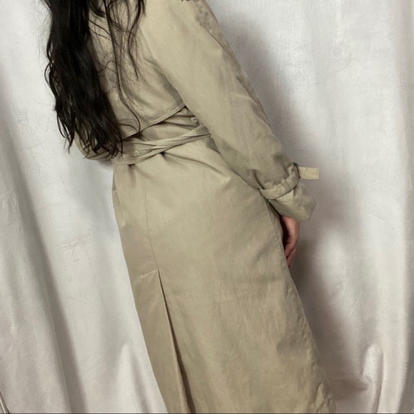 VNTG LONDON FOG INSULATED ANKLE LENGTH TRECH COA - Picture 7 of 9